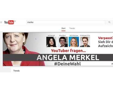 #deinewahl 4 Youtuber fragen Angela Merkel- was soll man davon halten?