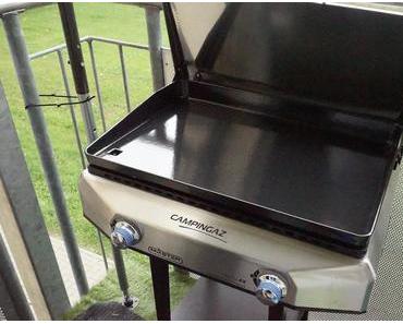 Anzeige: Wer hat Lust auf Schinkennudeln vom Grill? Wir grillen mit dem Plancha von Campingaz