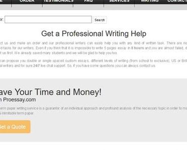 proessay.com review – Literature review writing service proessay