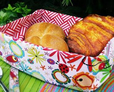Neues aus unserer Nähstube - Ein buntes Frühstückskörbchen von textilBox.de