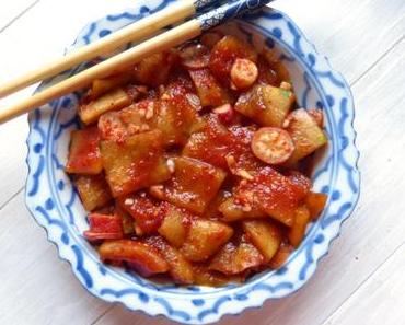 Kimchi aus Wassermelonenrinde