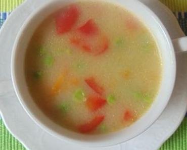 FRISCHE ERBSENSUPPE (taze bezelye corbasi)