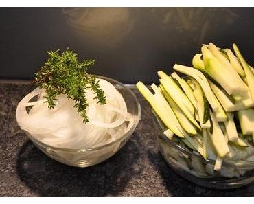 Noch ist Zucchinizeit: Tagliatelle "Gärtnerin"