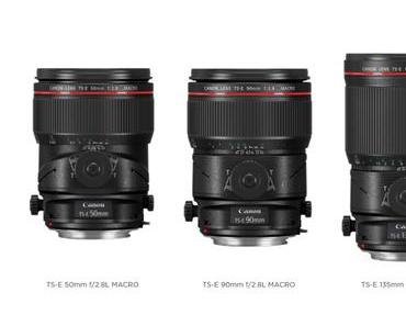 Drei neue Shift-Objektive von Canon