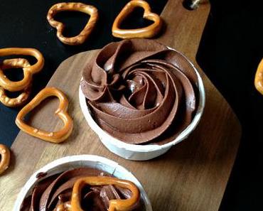 Schoko-Brezel-Cupcakes