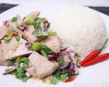 [Rezept] Yam Moo Yaw ยําหมูยอ (thailändischer Wurstsalat)