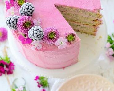 Mohn Brombeer Torte