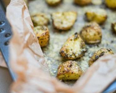 Pesto-Kartoffeln mit Parmesan | Studenten-Woche