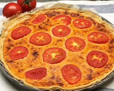 Bunt und fein: Schmackhafte Tomaten-Käse-Wähe