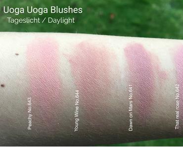 [Swatches] Uoga Uoga Blushes