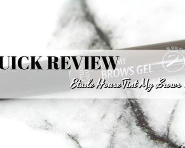 |Quick Review| Etude House Tint my Brows Gel Brow Tattoo Grey Brown