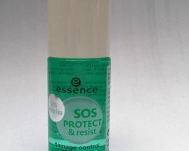[Werbung] essence SOS Protect & Resist damage control base coat + CADEAVERA Lotionhaltige AMU Entferner Pads