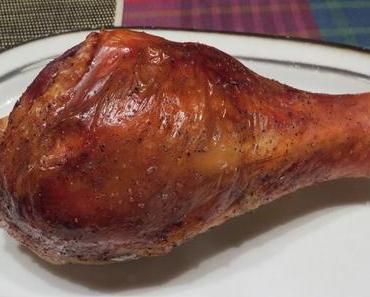 Putenunterkeule in Portwein (Römertopf)