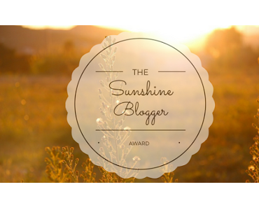 Sunshine Blogger Award