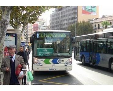 Kostenloser Bus in der Revetla de Sant Sebastià