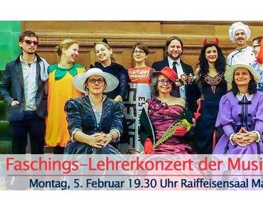 Termintipp: Faschings-Lehrerkonzert der Musikschule