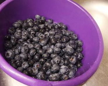 Ein Heidelbeer Käsekuchen