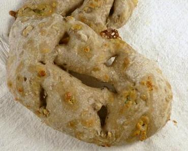 Fougasse mit Walnüssen und Blauschimmelkäse