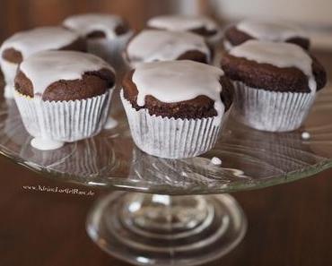 Saftige Schokomuffins mit Frischkäsefüllung