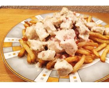 Chicken Carbonara Fries