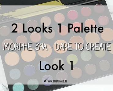 |2 Look 1 Palette| Morphe Dare To Create 39a - Look 1