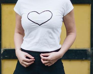 DIY Herz-Pailletten-Shirt