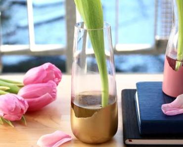 DIY Vase aufhübschen #1 + warum der Blog zu kurz kommen musste