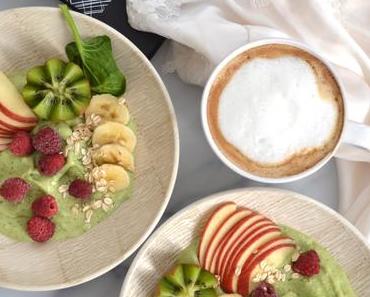 Let’s get out of our comfort zones! Green Smoothie Bowl um motiviert in den Tag zu starten