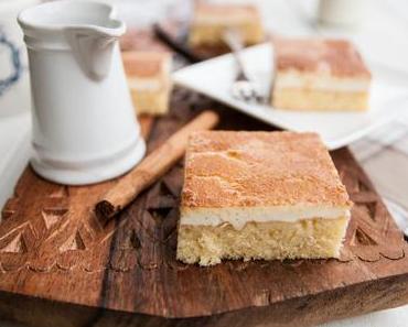 Warten auf den Frühling mit einem Zimt-Schmand-Kuchen