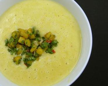 Cremige Maissuppe mit Zitronengras