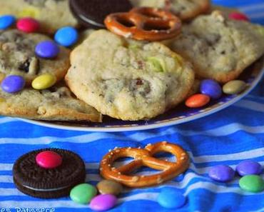 Crazy Cookies mit Smarties, Oreos und Salzbrezeln