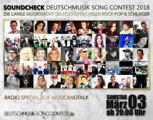 Radio Special: Der Deutschmusik Song Contest Soundcheck 2018