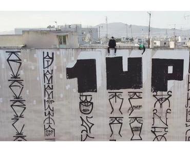 Graffiti: 1UP Drohnen-Video aus Athen