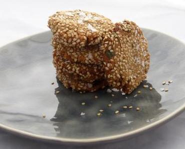 Kekse mit Tahin und Nori