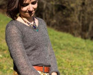 Einfachen Pullover mit der Strickmaschine stricken