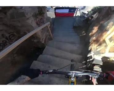 POV vom MTB-Event Red Bull Valparaíso Cerro Abajo 2018