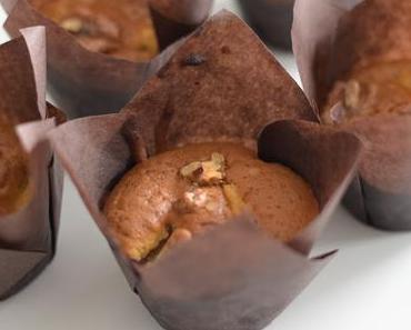 Muffins mit Apfel und Walnüsse