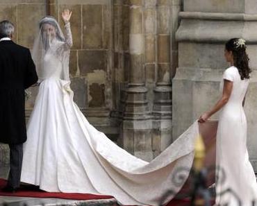 Kate Middletons Hochzeitskleid von Sarah Burton für Alexander McQueen
