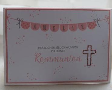 Namensbanner zur Kommunion
