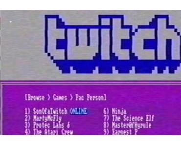 So würde Twitch in den 80ern aussehen