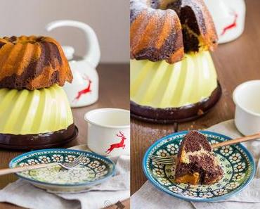 Klassischer Marmor-Rührkuchen zum Muttertag