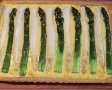 Spargel-Lachs-Tarte