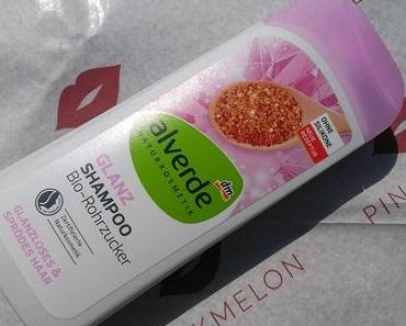 [Werbung] alverde Glanz Shampoo Bio-Rohrzucker + alverde Glanz Spülung Bio-Rohrzucker :)