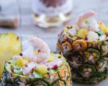 Food-Wine-Pairing: Ananas-Garnelen-Cocktail mit Dalis Rosé Cuvée