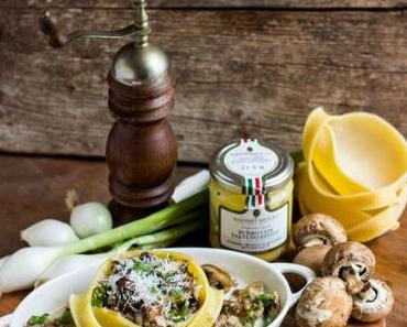 Caccavelle di Napoli mit Pilzfüllung