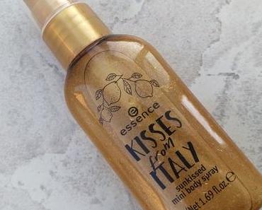 [Werbung] essence Kisses from Italy sunkissed mini body spray 01 o sole mio! (LE)