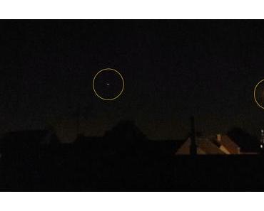 Foto: Jupiter und Mond im Westen von Lüdinghausen