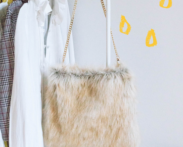 DIY Fake Fur Hobo-Bag