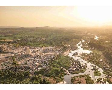 Hampi, eines der schönsten Orte Indiens aus der Luft – Tipps für deine Reise