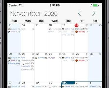 Informant 5 Calendar – Termine und Aufgaben samt Synchronisation in einer App